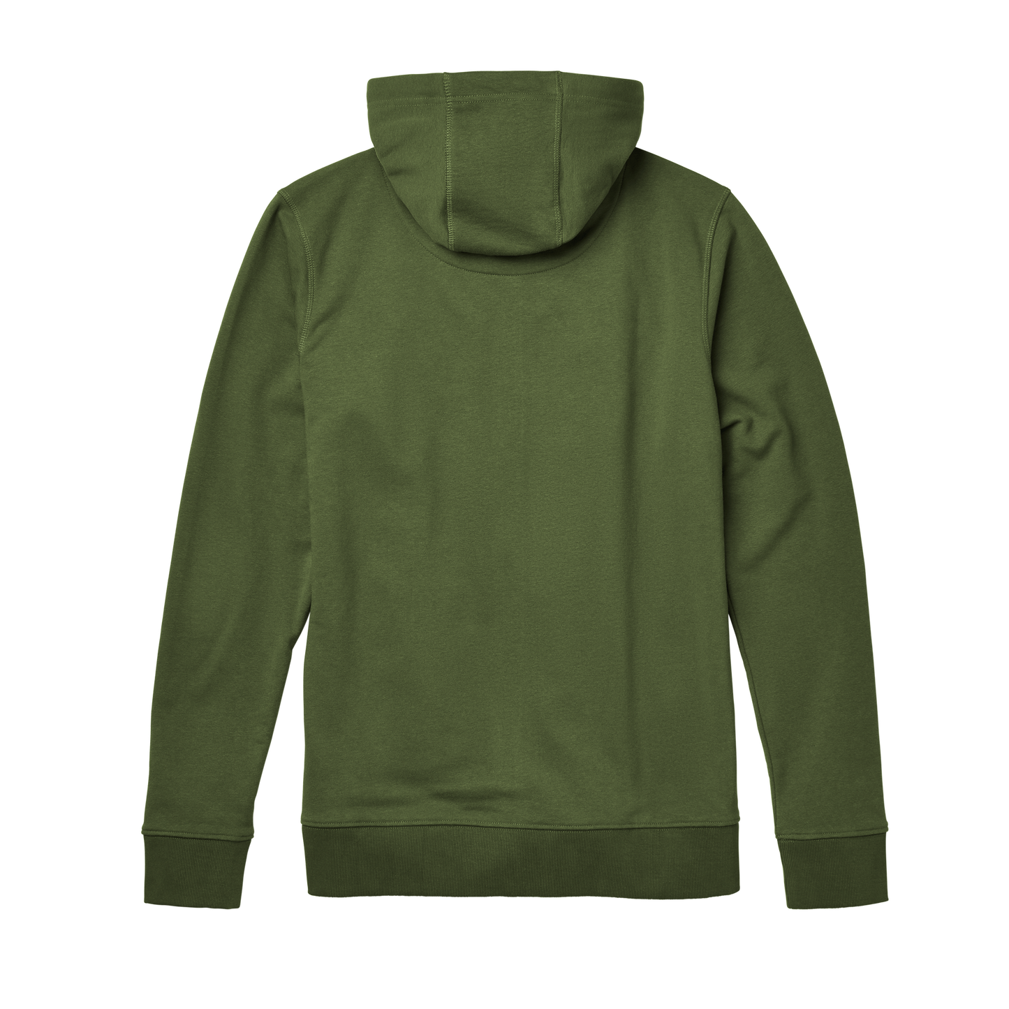 YETI Felpa con cappuccio in French Terry con zip intera Highlands Olive