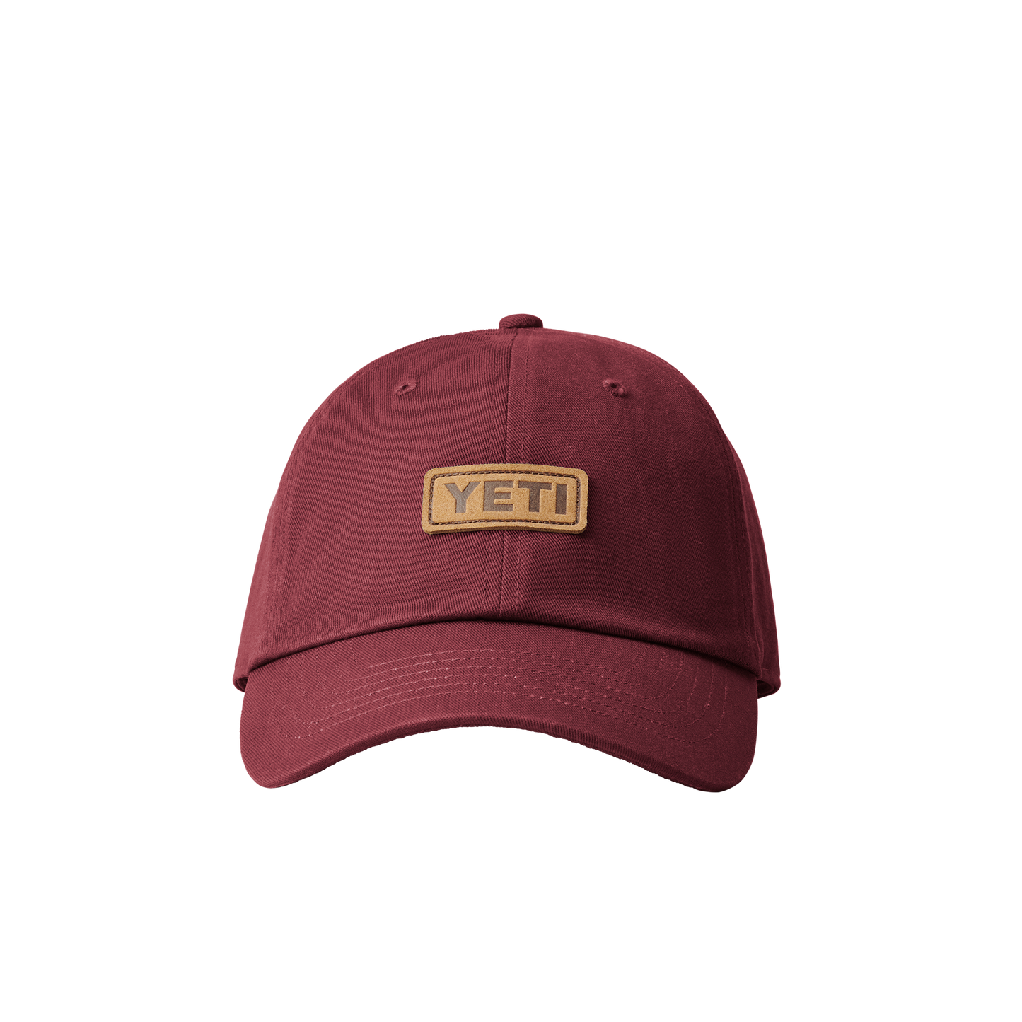 YETI Berretto da baseball in pelle con logo Harvest Red