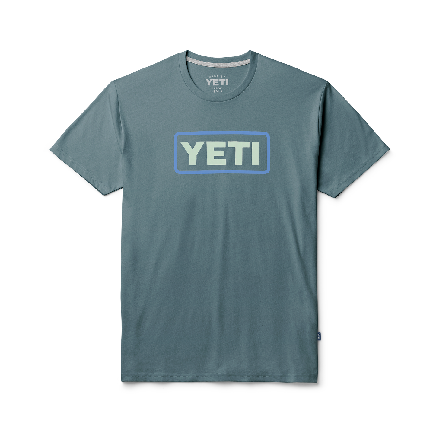 YETI T-shirt Premium a manica corta con logo Badge Indigo