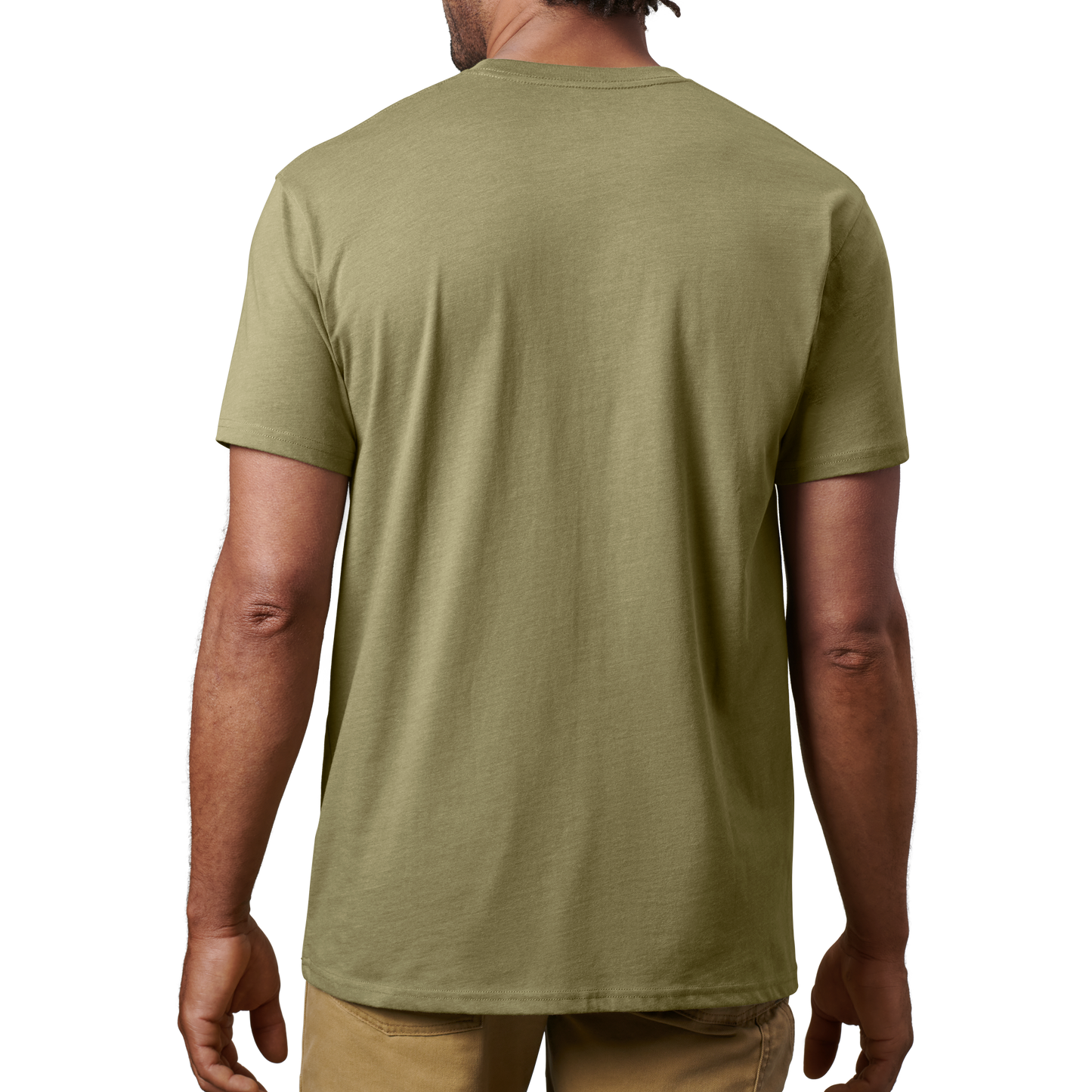 YETI T-shirt Premium a manica corta con tasca Heather Olive