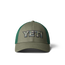 YETI Cappello Trucker logo badge stampa mimetica Olive