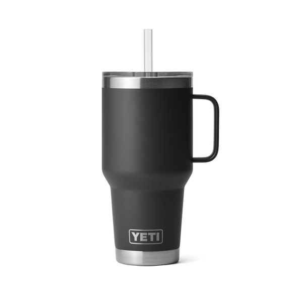 YETI Rambler® Tazza Da 35 oz (994 ml) Con coperchio con cannuccia  Nero