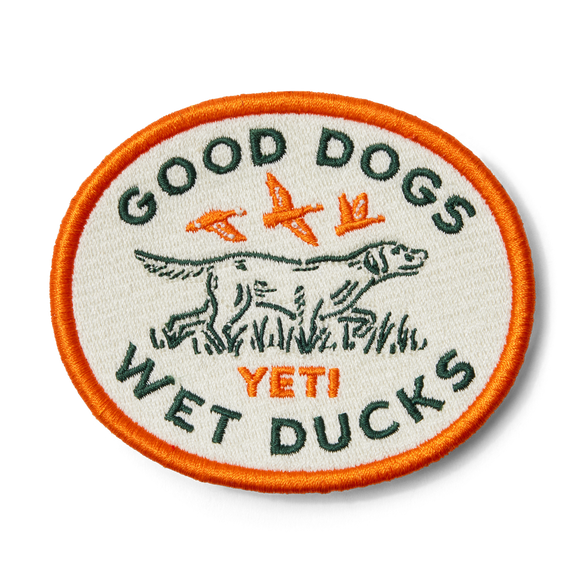 YETI Good Dogs Patch Orange