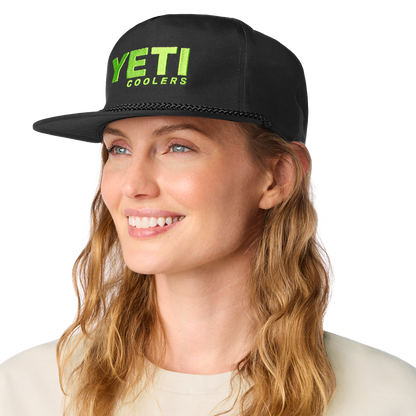 Yeti Coolers® Flat Brim Rope Hat Green