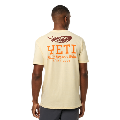 YETI Feather Short Sleeve T-Shirt Butter