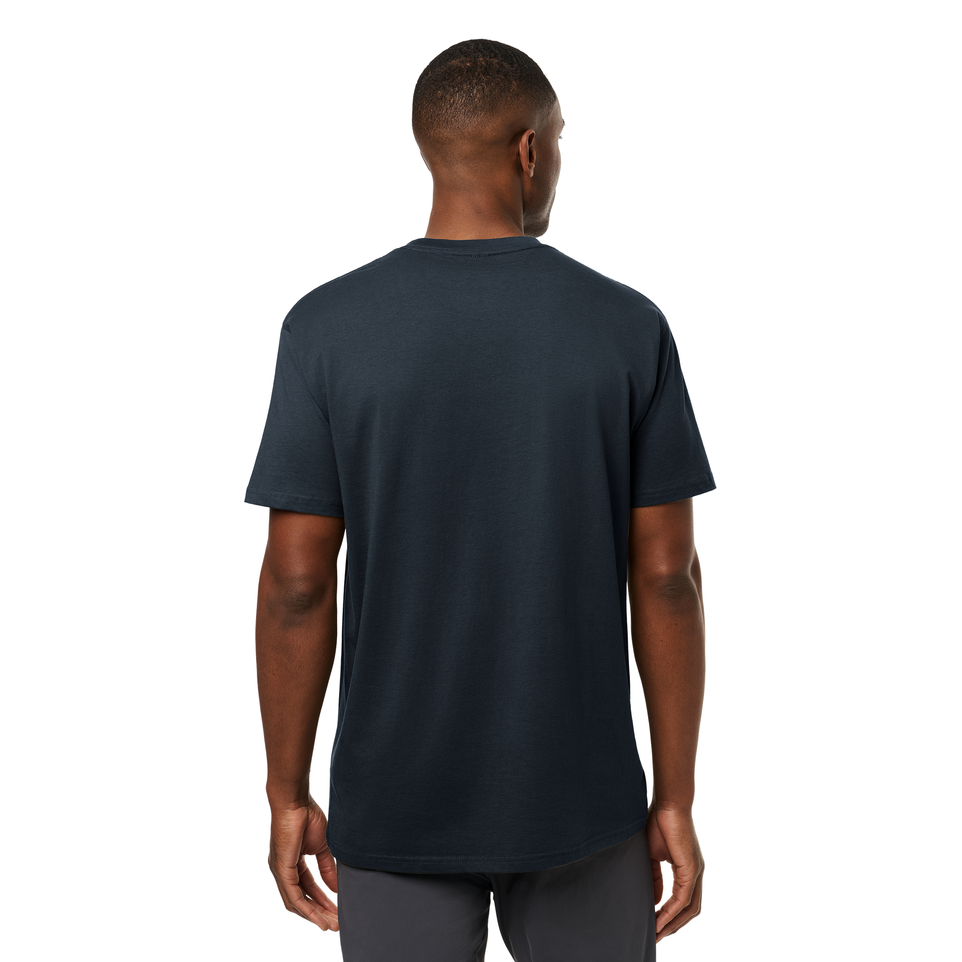 Left Chest Logo Badge Short Sleeve T-Shirt Navy