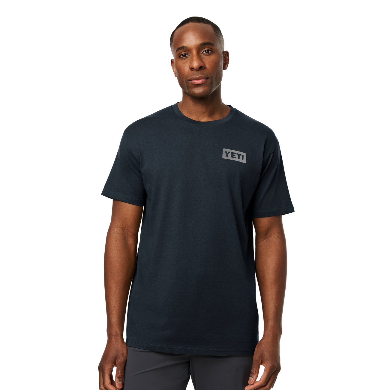 Left Chest Logo Badge Short Sleeve T-Shirt Navy