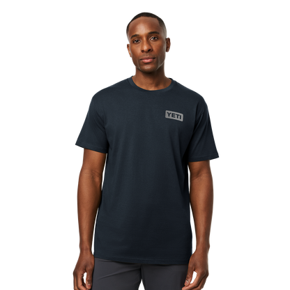 Left Chest Logo Badge Short Sleeve T-Shirt Navy