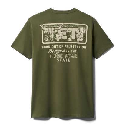 YETI Tejas Short Sleeve T-Shirt Army