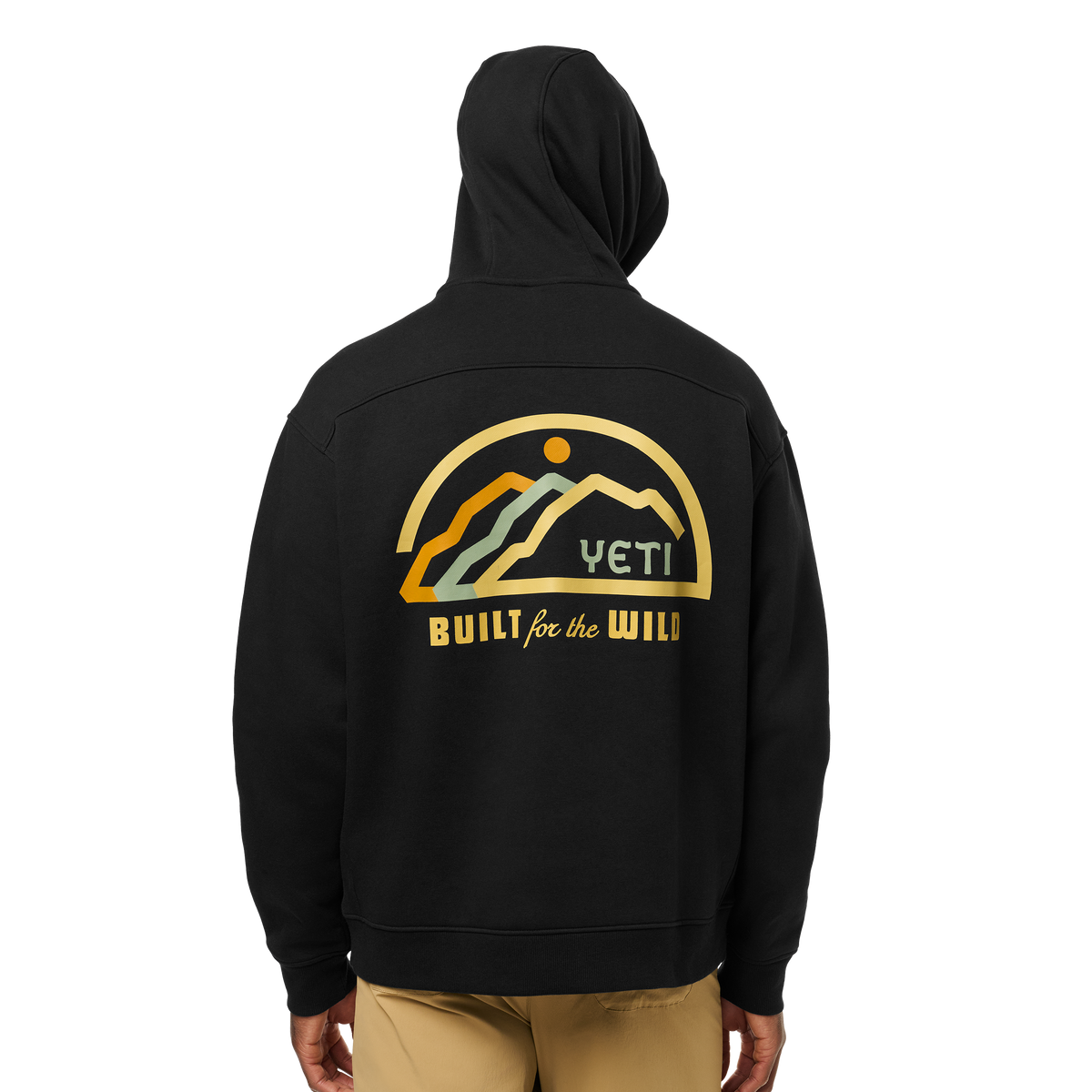 YETI Mountain Built for the Wild Hoodie Black