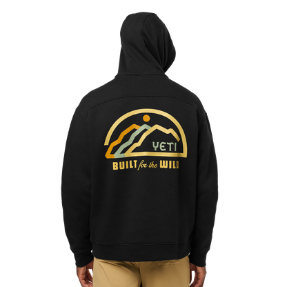 YETI Mountain Built for the Wild Hoodie Black