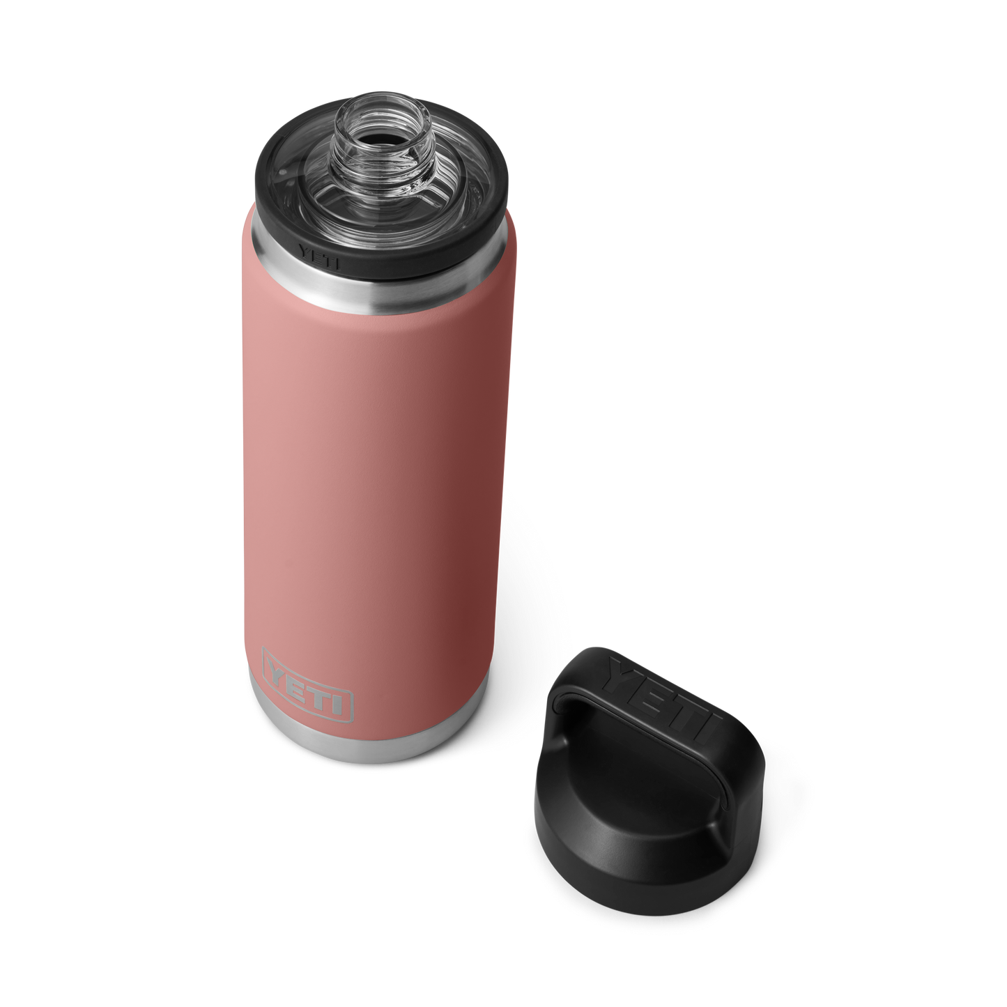 YETI Rambler® Borraccia da 26 oz (760 ml) con tappo Chug Sandstone Pink