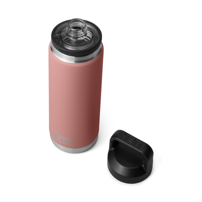 YETI Rambler® Borraccia da 26 oz (760 ml) con tappo Chug Sandstone Pink