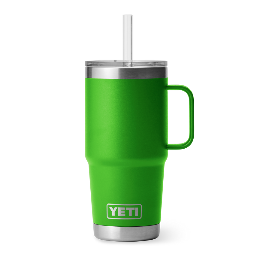 YETI Rambler® Tazza Da 25 oz (710 ml) Con coperchio con cannuccia Canopy Green