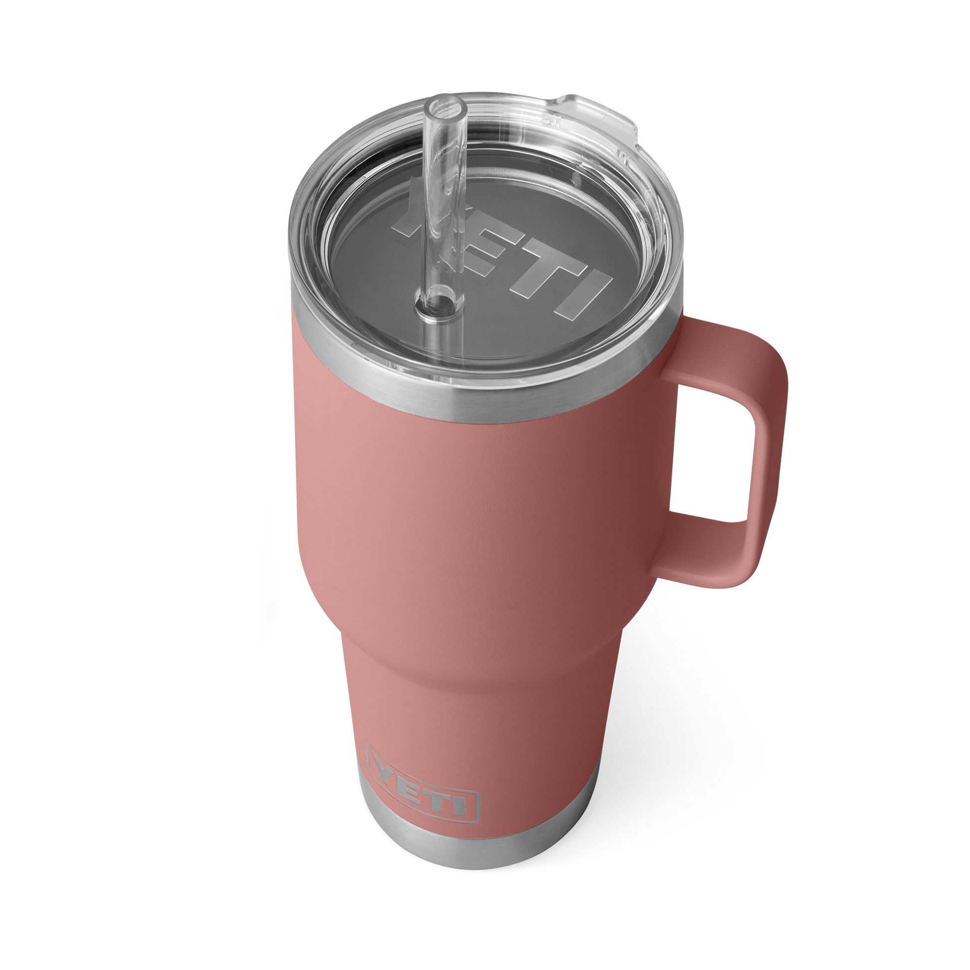 YETI Rambler® Tazza Da 35 oz (994 ml) Con coperchio con cannuccia Sandstone Pink