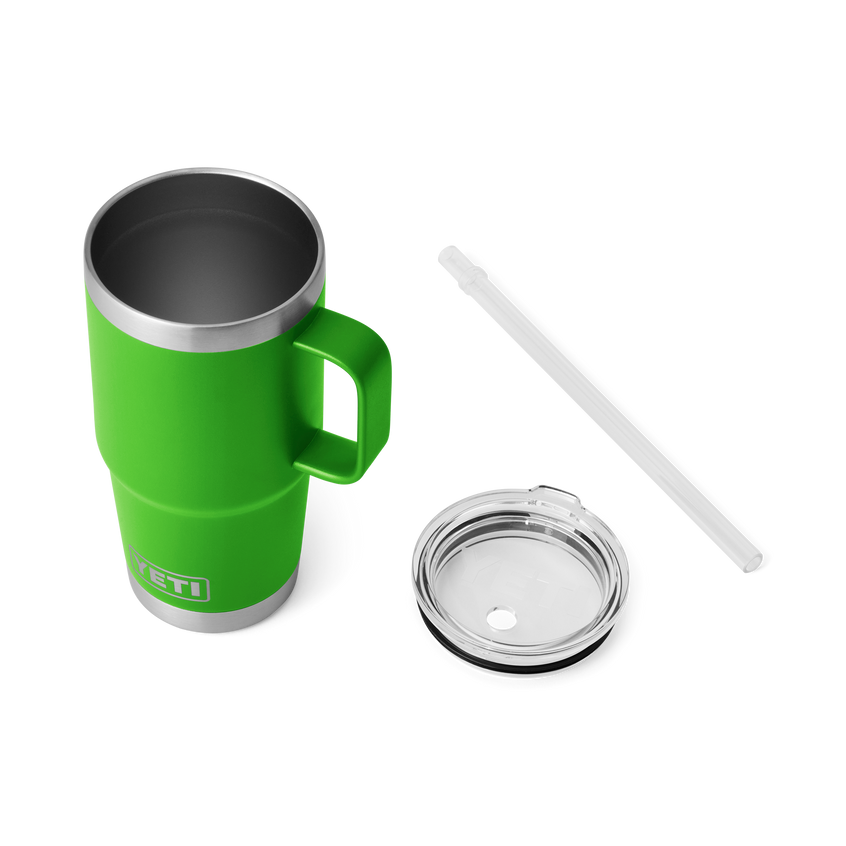 YETI Rambler® Tazza Da 25 oz (710 ml) Con coperchio con cannuccia Canopy Green