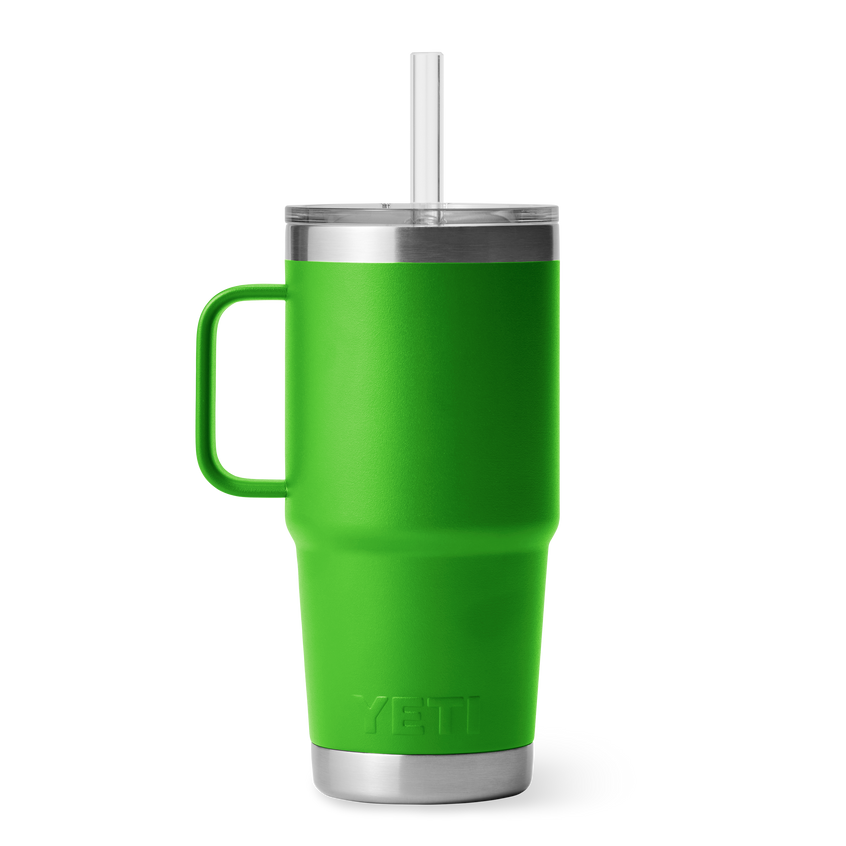 YETI Rambler® Tazza Da 25 oz (710 ml) Con coperchio con cannuccia Canopy Green