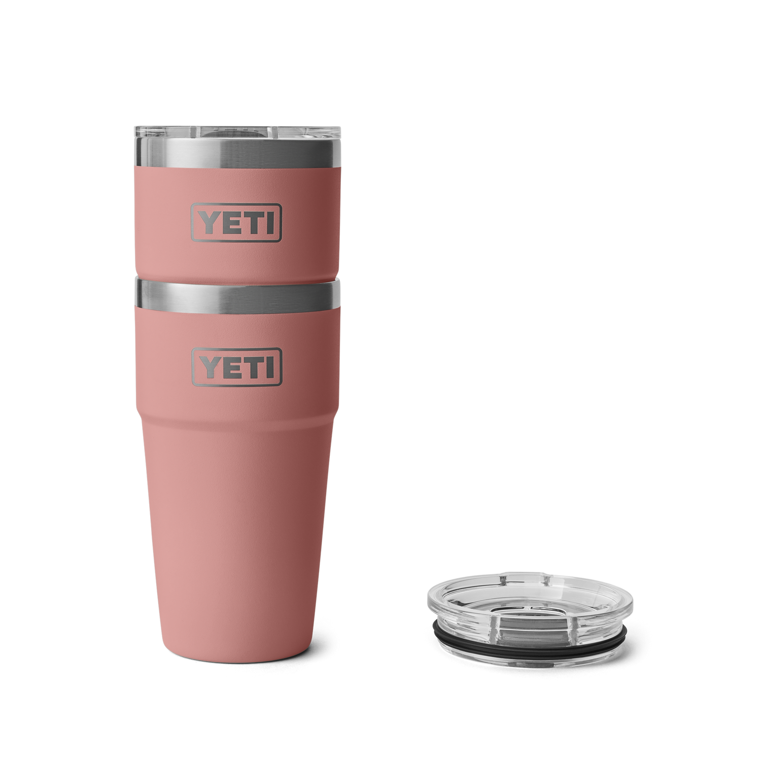 YETI Rambler® Tazza impilabile da 20 oz (591 ml) Sandstone Pink