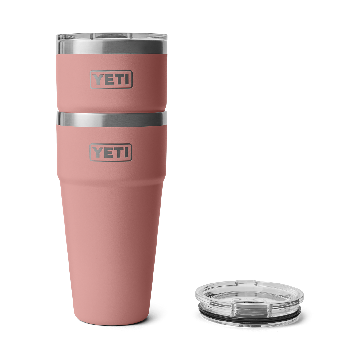 YETI Rambler® Tazza impilabile da 30 oz (887 ml) Sandstone Pink