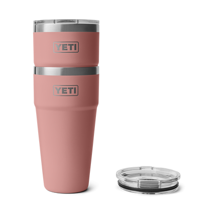 YETI Rambler® Tazza impilabile da 30 oz (887 ml) Sandstone Pink