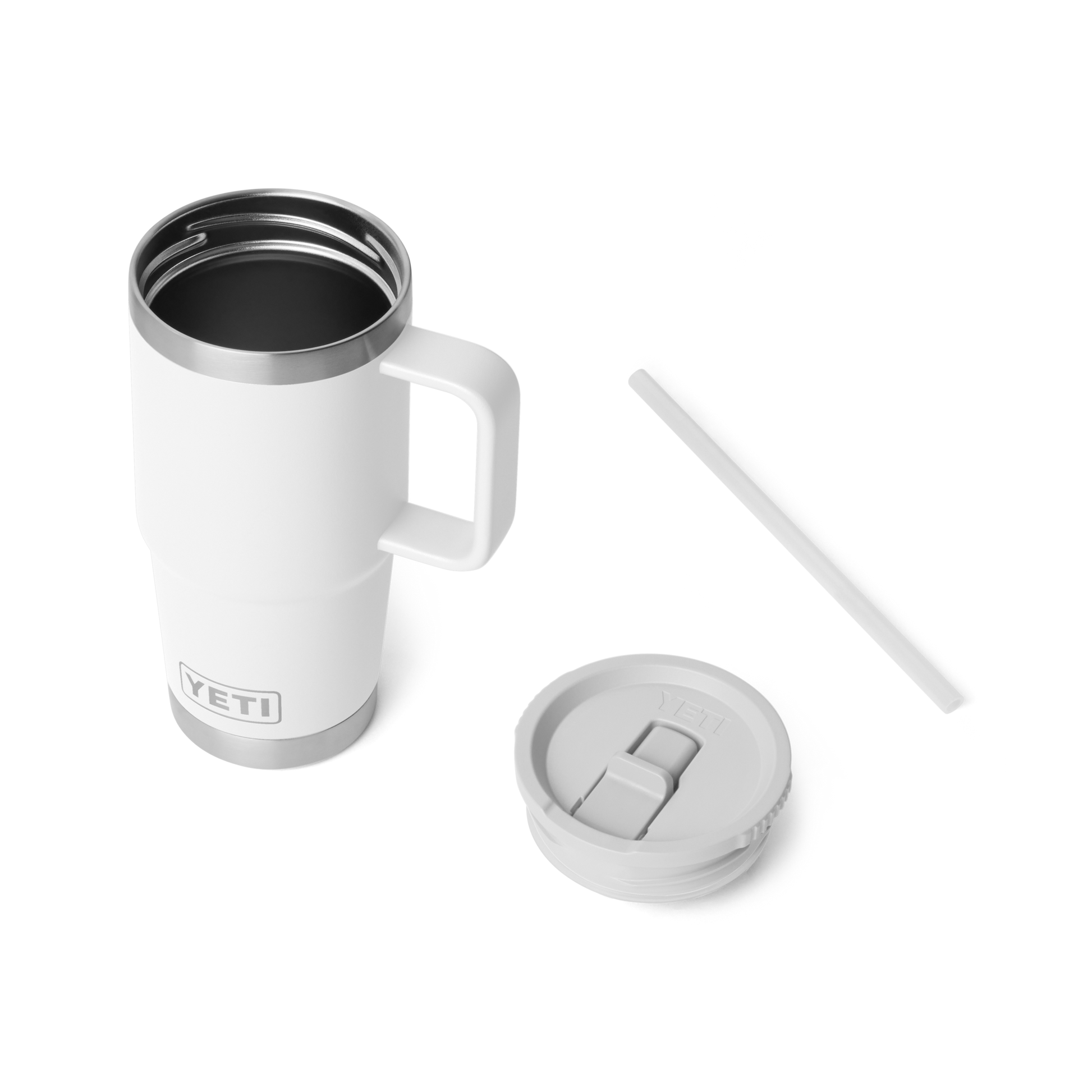YETI Rambler® 20 oz (591 ml) Travel Straw Mug White
