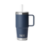 YETI Rambler® 25 oz (739 ml) Straw Mug 2.0 Navy