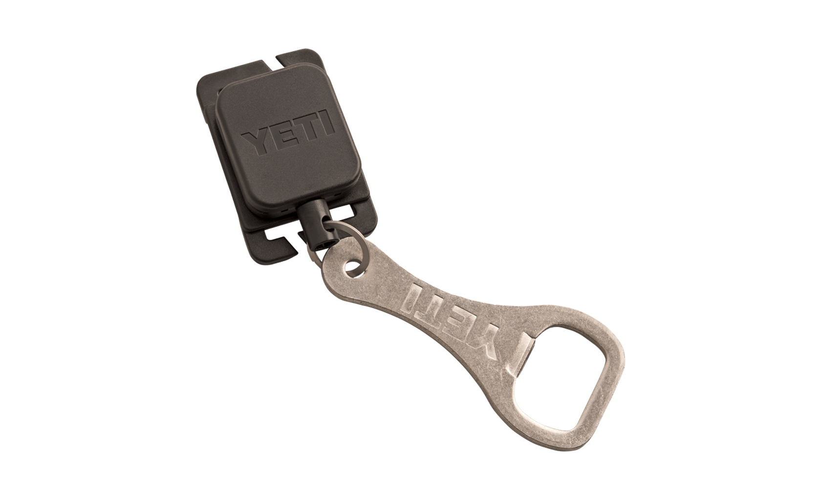 YETI PORTAOGGETTI MOLLE CON CORDINO RETRATTILE Stainless Steel
