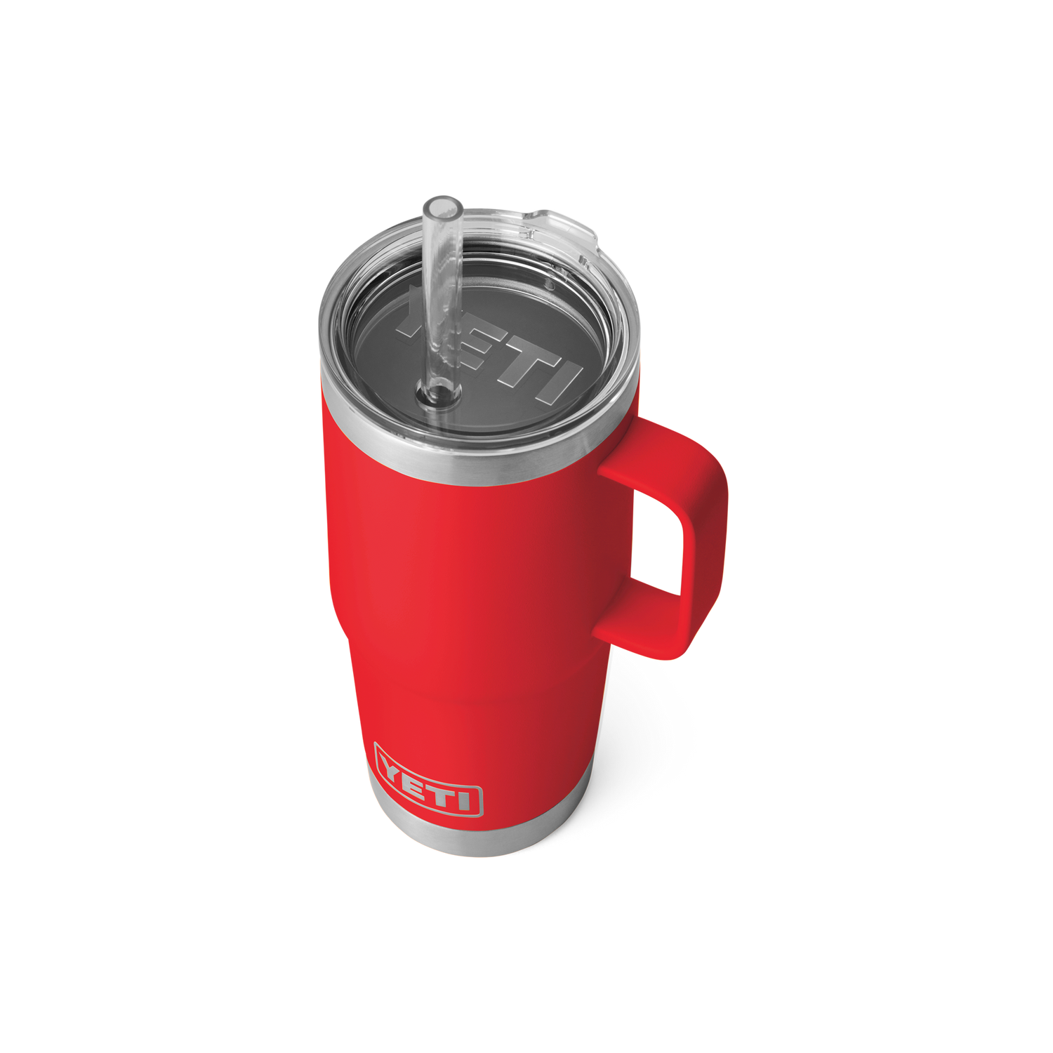 YETI Rambler® Tazza Da 25 oz (710 ml) Con coperchio con cannuccia Rescue Red