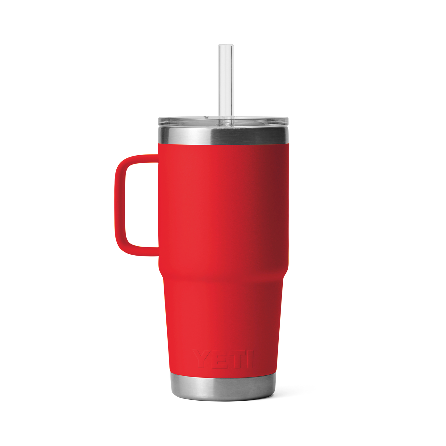 YETI Rambler® Tazza Da 25 oz (710 ml) Con coperchio con cannuccia Rescue Red