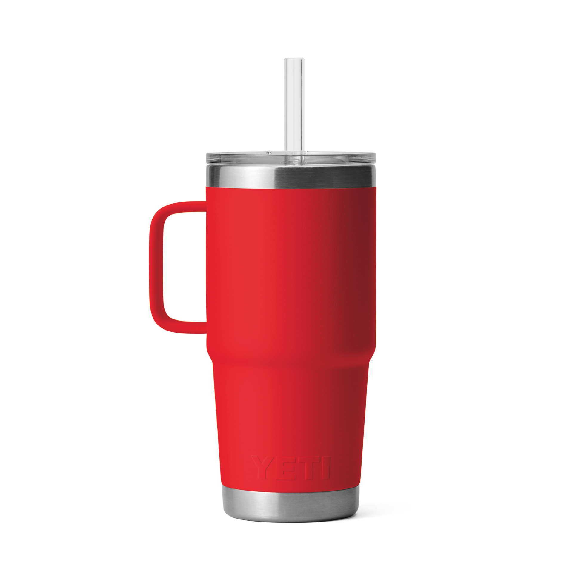 YETI Rambler® Tazza Da 25 oz (710 ml) Con coperchio con cannuccia Rescue Red