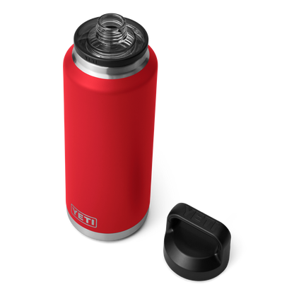 YETI Rambler® Borraccia da 46 oz (1,4 L) con tappo Chug Rescue Red