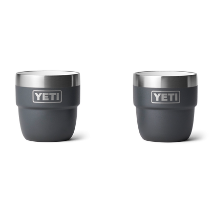 YETI Rambler® Tazza impilabile da 4 oz (118 ml) Charcoal