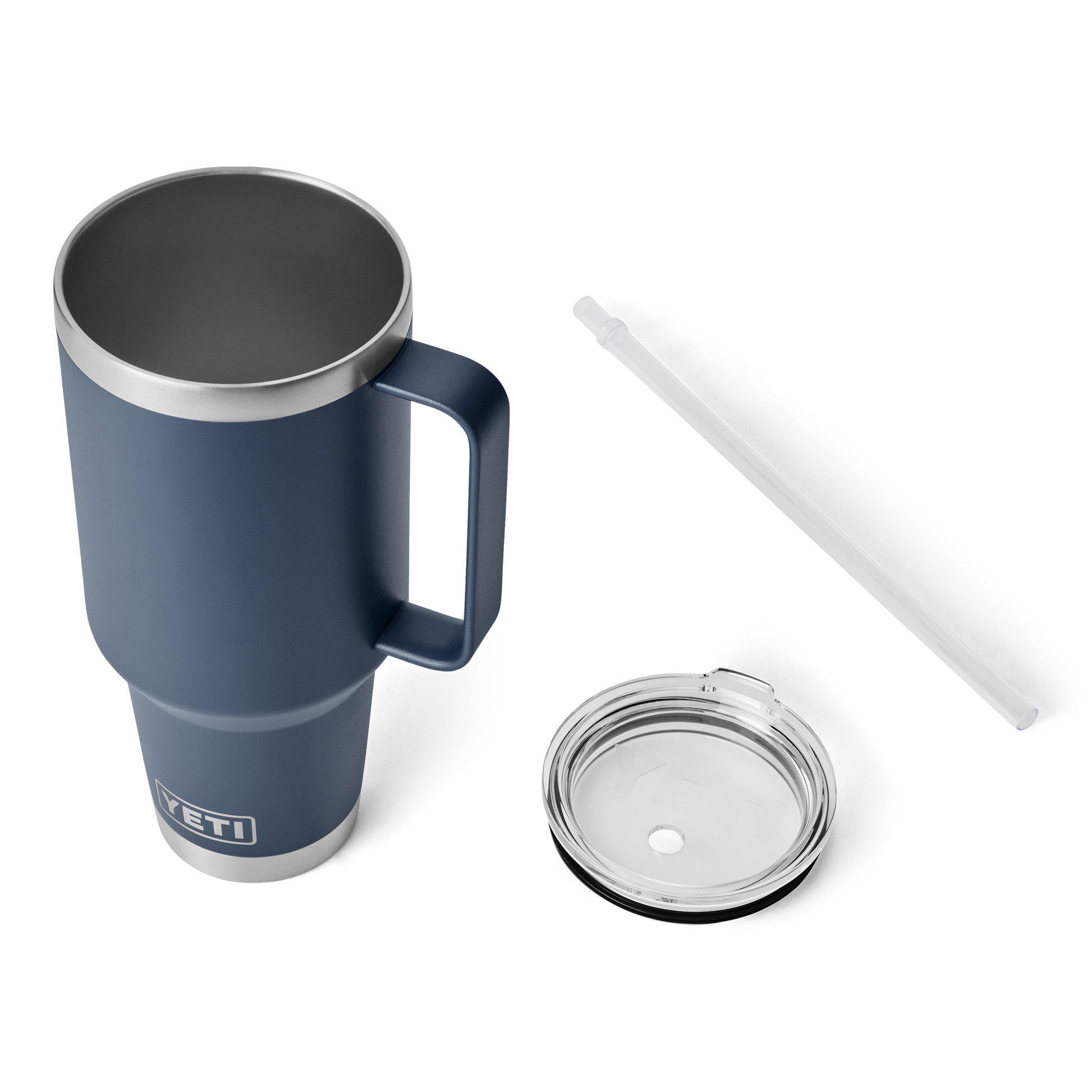 Rambler® Tazza Da 42 oz (1242 ml) Con coperchio con cannuccia Navy