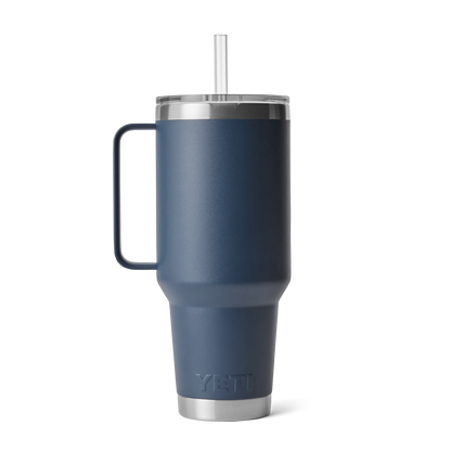 Rambler® Tazza Da 42 oz (1242 ml) Con coperchio con cannuccia Navy