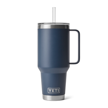 Rambler® Tazza Da 42 oz (1242 ml) Con coperchio con cannuccia Navy