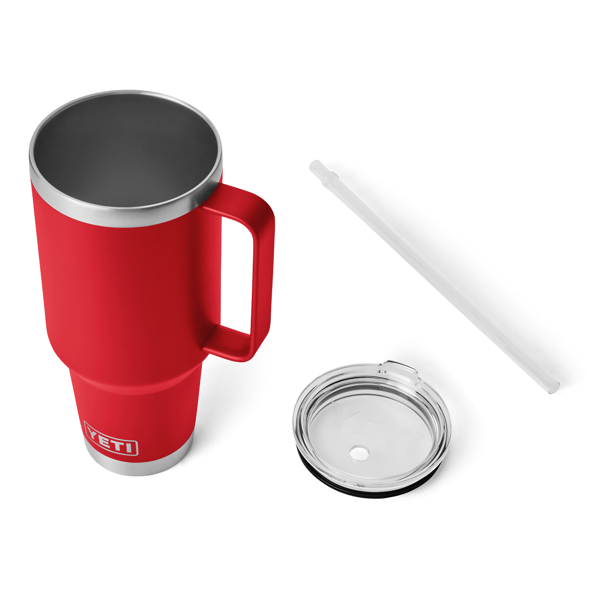 Rambler® Tazza Da 42 oz (1242 ml) Con coperchio con cannuccia Rescue Red