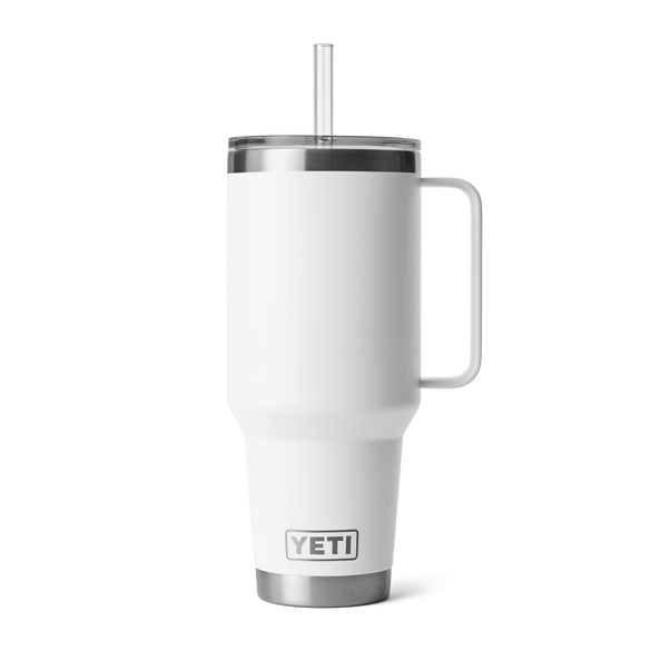 Rambler® Tazza Da 42 oz (1242 ml) Con coperchio con cannuccia Bianco