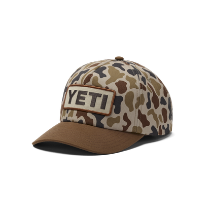Cappello a tesa piatta YETI® Wetlands Camo Logo Badge Mid Pro