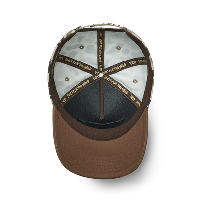 Cappello a tesa piatta YETI® Wetlands Camo Logo Badge Mid Pro