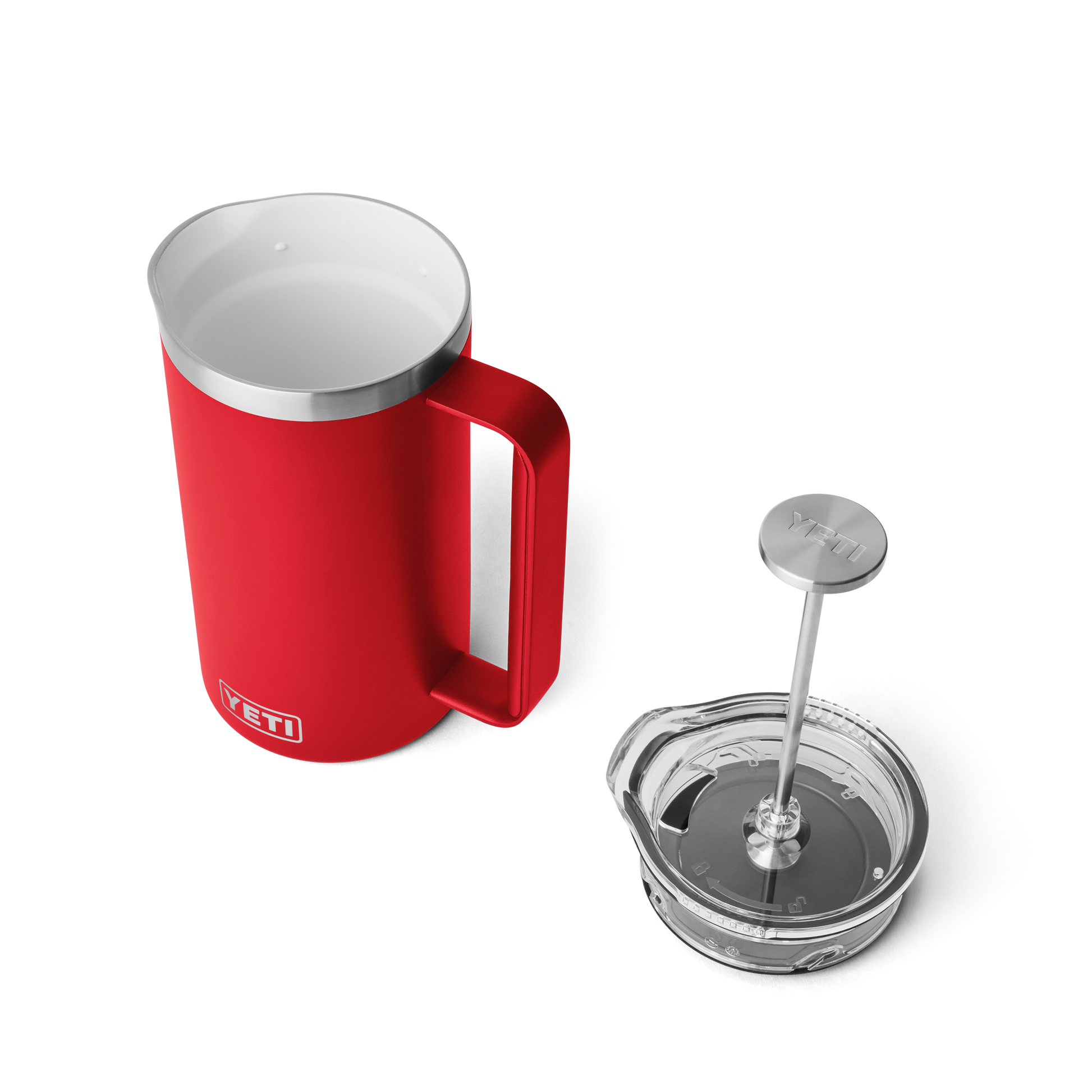 YETI Rambler® French Press da 34 oz (1 L) Rescue Red