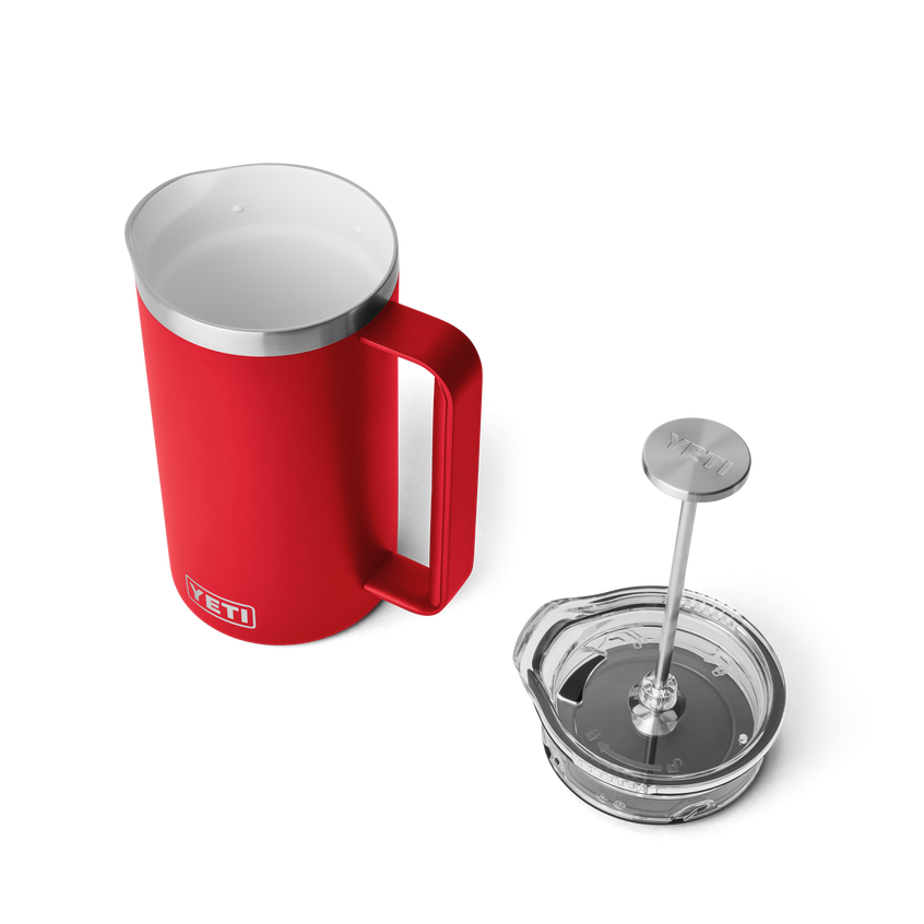 YETI Rambler® French Press da 34 oz (1 L) Rescue Red