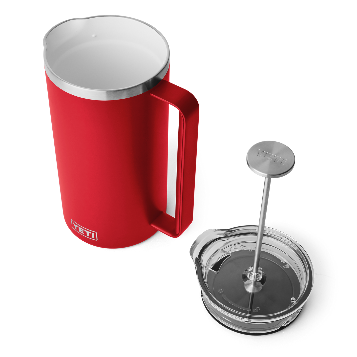 YETI Rambler® French Press da 64 oz (2 L) Rescue Red