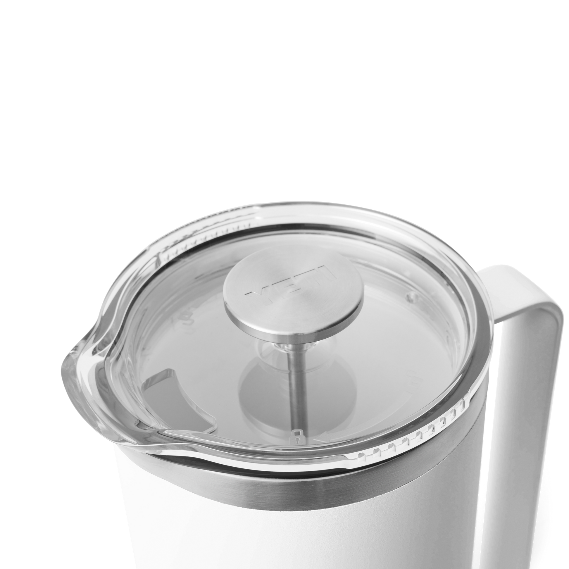 YETI Rambler® French Press da 64 oz (2 L) Bianco