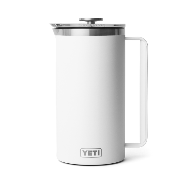 YETI Rambler® French Press da 64 oz (2 L) Bianco