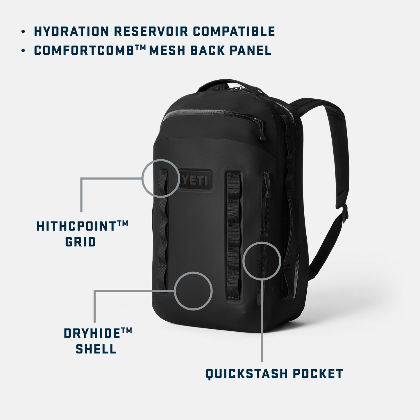 YETI CAYO™ 35L Zaino Nero
