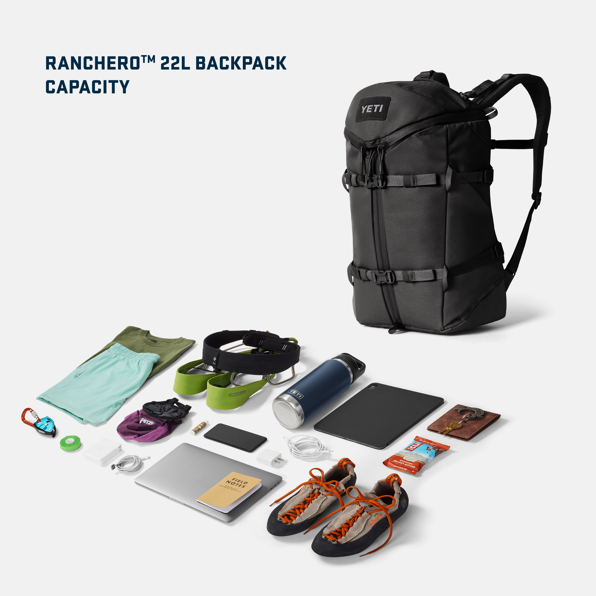 YETI Zaino Ranchero™ da 22 L Nero