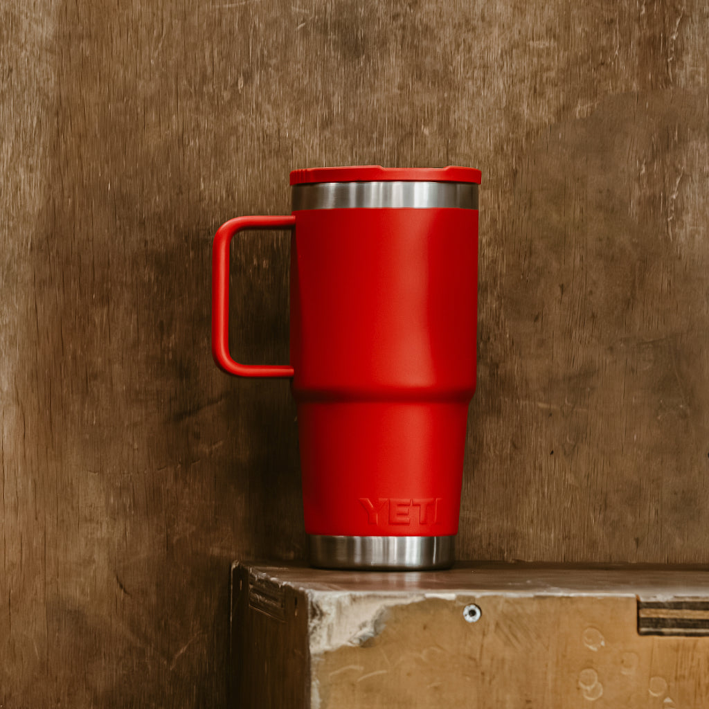 Rambler® 20 oz Travel Straw Mug Rescue Red