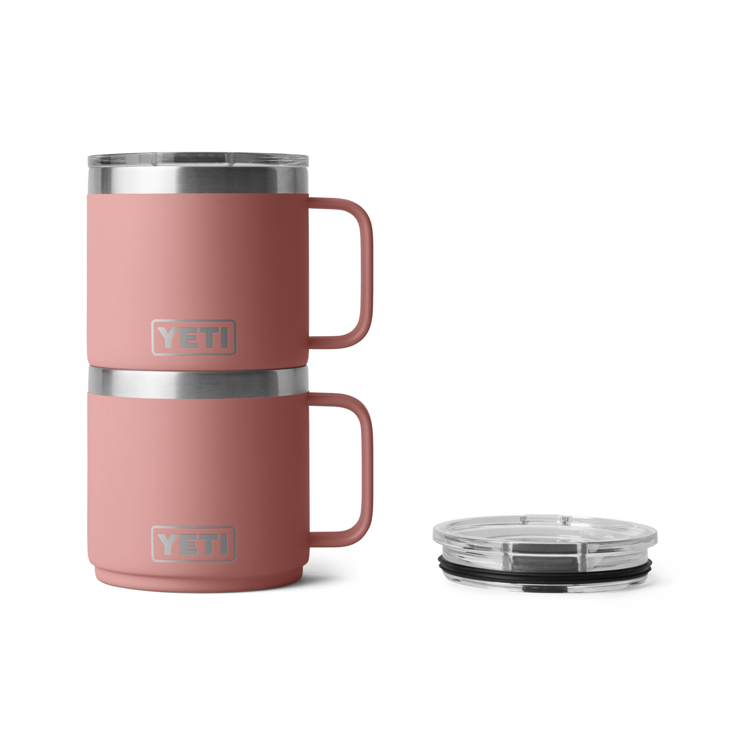 YETI Rambler® Impilabile Tazza da 14 oz (414 ml) Sandstone Pink