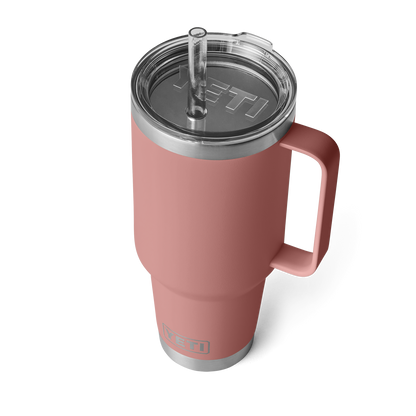 YETI Rambler® Tazza Da 42 oz (1242 ml) Con coperchio con cannuccia Sandstone Pink