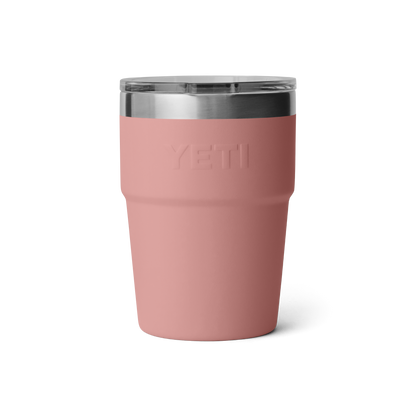 YETI Rambler® Tazza impilabile da 16 oz (473 ml) Sandstone Pink